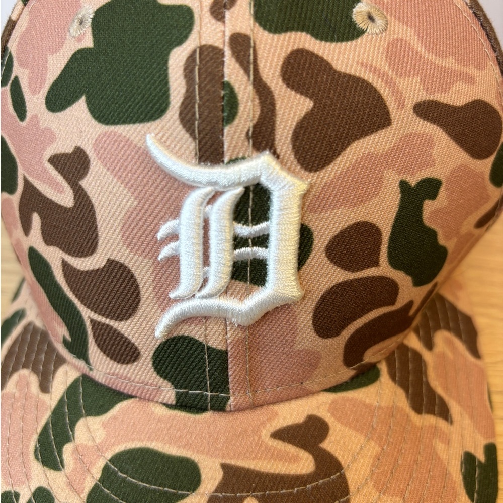Detroit Tigers MLB New Era World Series 1984‎ Duck Camo Cap 7 1/4 Fit - Picture 2 of 8